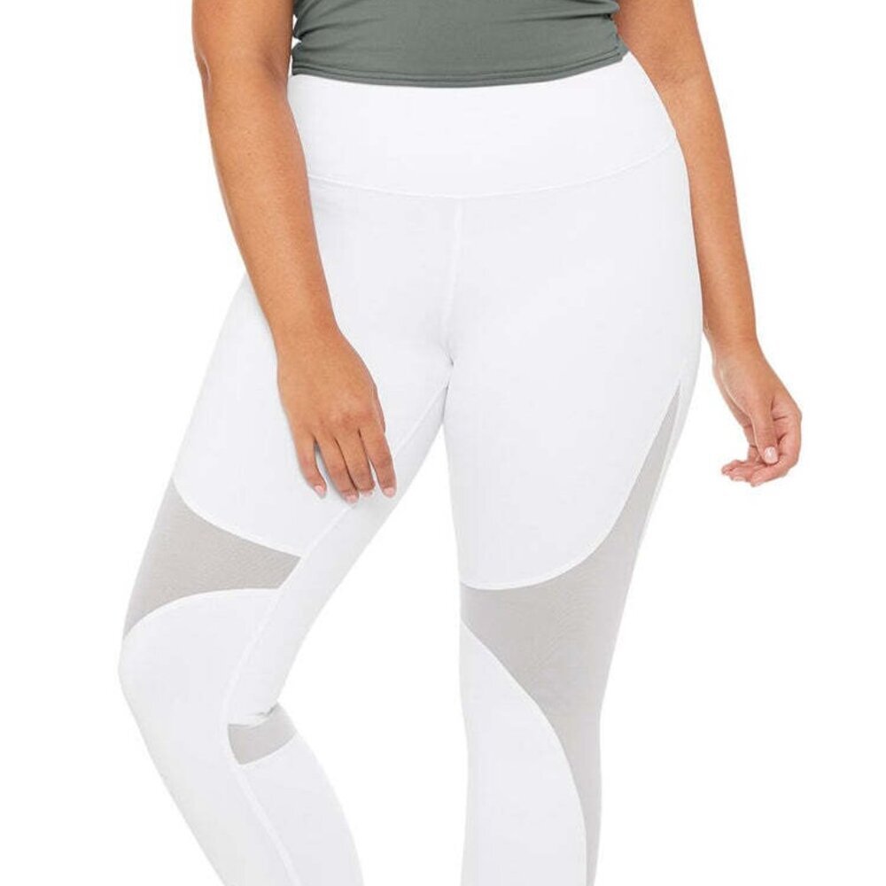 ALO Yoga Coast Legging Cropped White Extra Small